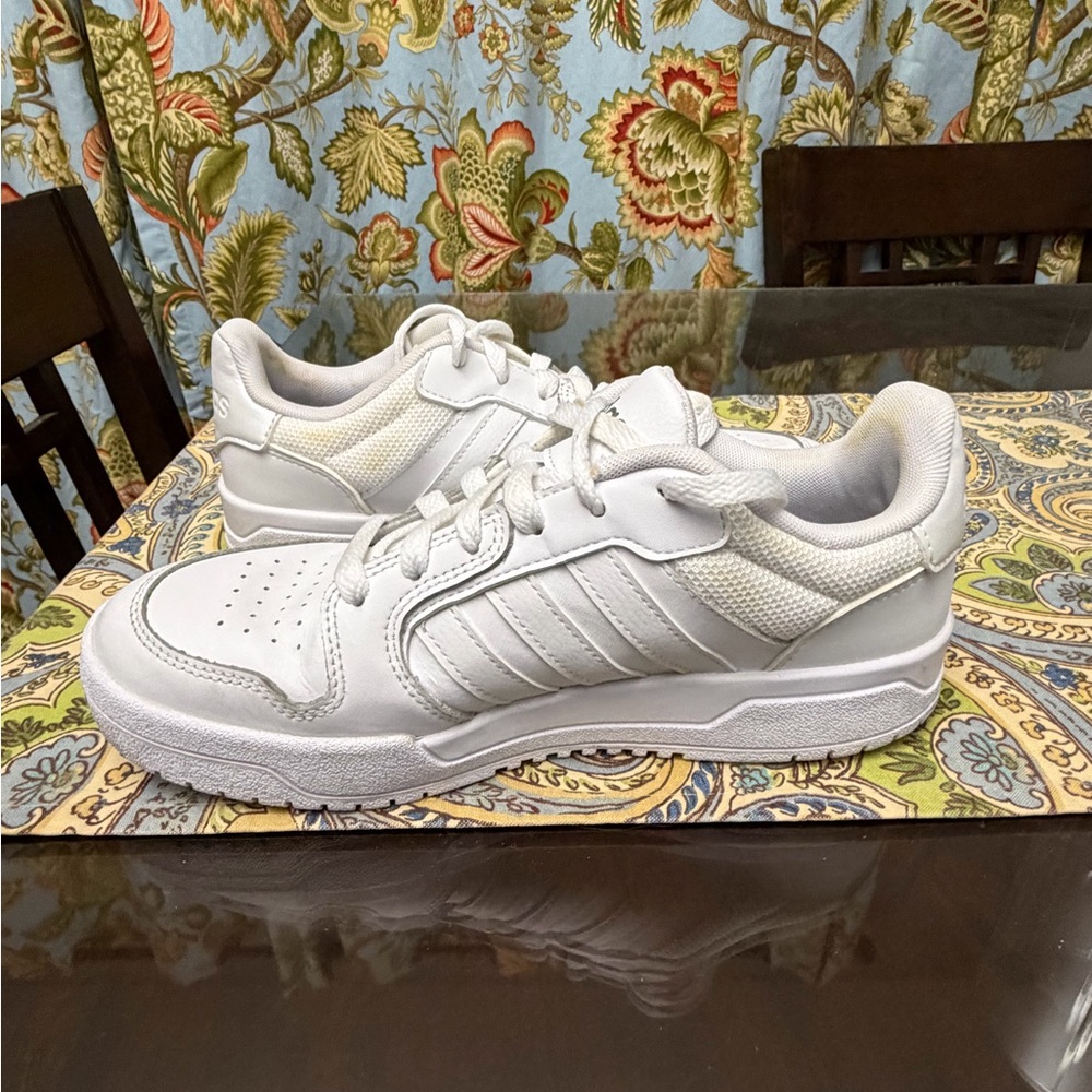 adidas White Athletic Shoes - Picture 9 of 11
